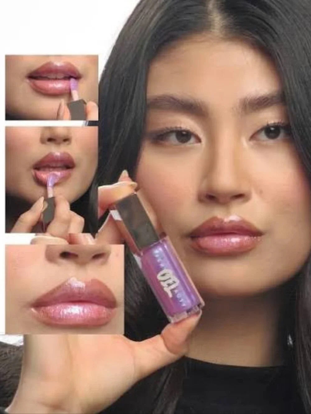 Fenty Beauty Iridescent Purple-Pink Sparkle Lip Gloss Miss Jellyfish